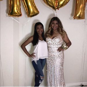 glow by colors prom dress